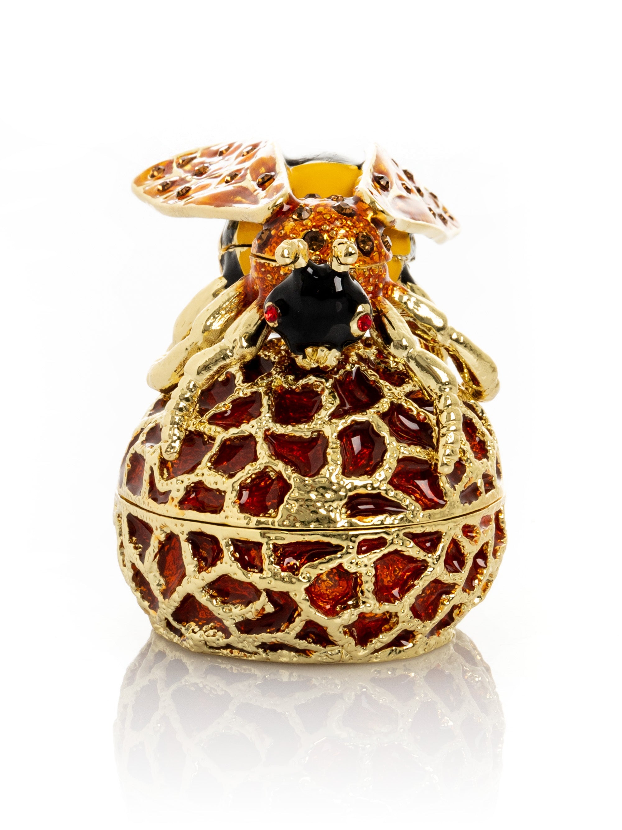 Bee on Beehive Trinket Box-4