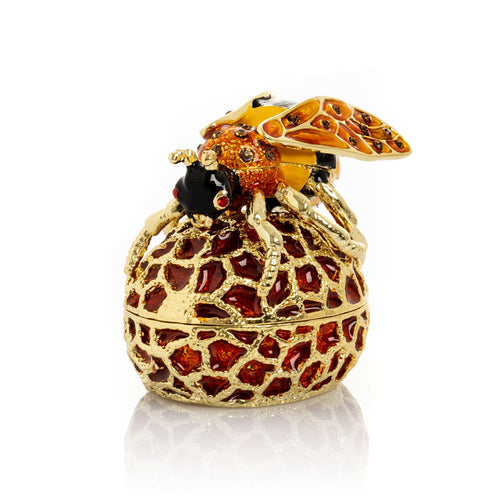 Bee on Beehive Trinket Box-0