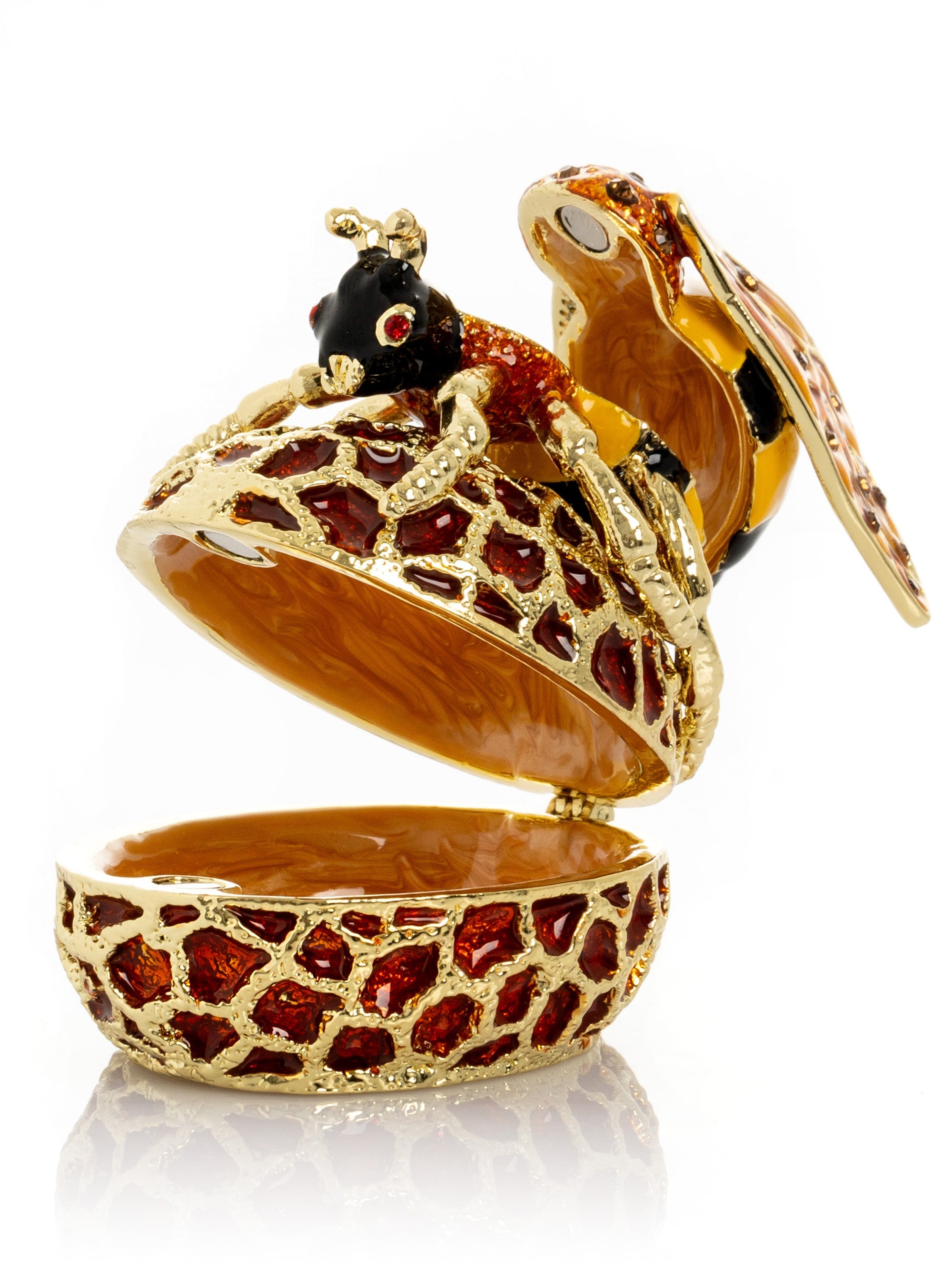 Bee on Beehive Trinket Box-3
