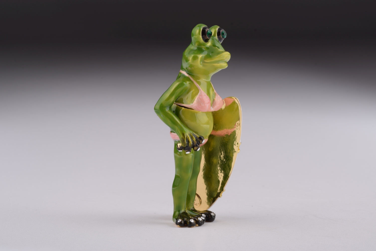 Frog Holding a Surfboard-2