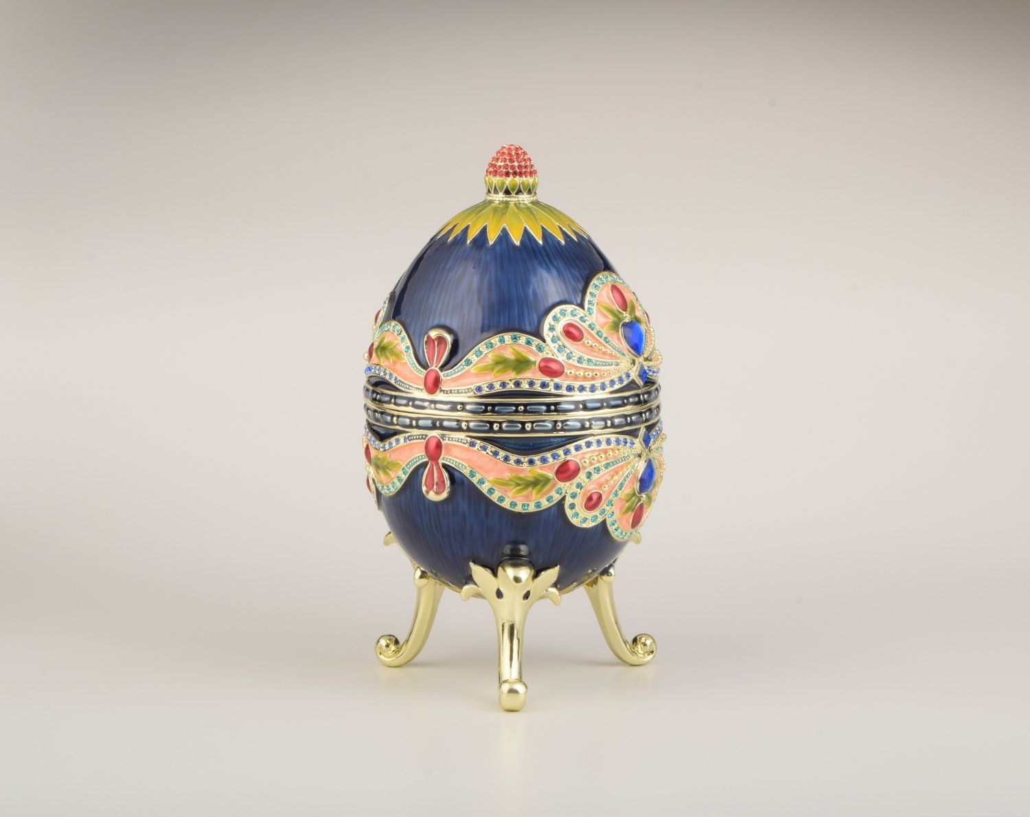 Blue Colorful Russian Egg-2